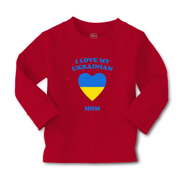 Baby Clothes I Love My Ukrainian Mom Countries Boy & Girl Clothes Cotton - Cute Rascals