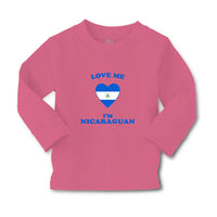 Baby Clothes Love Me I'M Nicaraguan Countries Boy & Girl Clothes Cotton - Cute Rascals