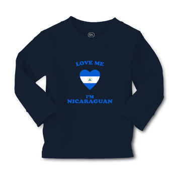 Baby Clothes Love Me I'M Nicaraguan Countries Boy & Girl Clothes Cotton