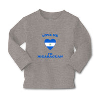 Baby Clothes Love Me I'M Nicaraguan Countries Boy & Girl Clothes Cotton - Cute Rascals
