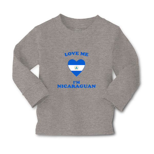 Baby Clothes Love Me I'M Nicaraguan Countries Boy & Girl Clothes Cotton - Cute Rascals