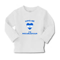 Baby Clothes Love Me I'M Nicaraguan Countries Boy & Girl Clothes Cotton