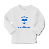 Baby Clothes Love Me I'M Nicaraguan Countries Boy & Girl Clothes Cotton - Cute Rascals