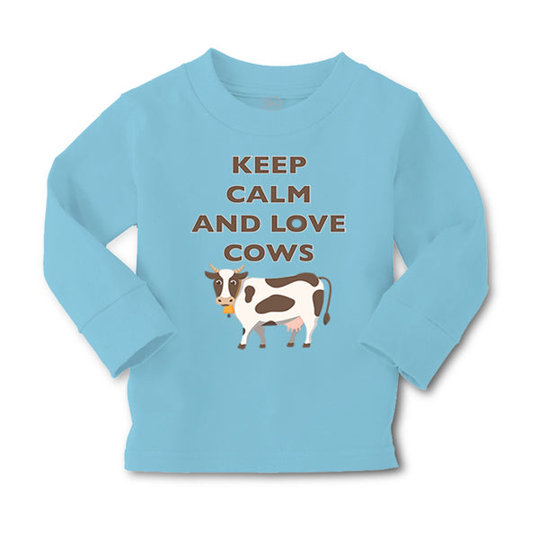 Baby Clothes Keep Calm and Love Cows Farm Boy & Girl Clothes Cotton - Cute Rascals