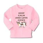 Baby Clothes Keep Calm and Love Cows Farm Boy & Girl Clothes Cotton - Cute Rascals