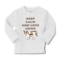 Baby Clothes Keep Calm and Love Cows Farm Boy & Girl Clothes Cotton