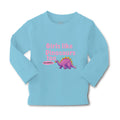 Baby Clothes Girls like Dinosaurs Too Dinosaurus Dino Trex Boy & Girl Clothes