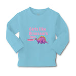 Baby Clothes Girls like Dinosaurs Too Dinosaurus Dino Trex Boy & Girl Clothes - Cute Rascals