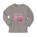 Baby Clothes Girls like Dinosaurs Too Dinosaurus Dino Trex Boy & Girl Clothes
