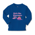 Baby Clothes Girls like Dinosaurs Too Dinosaurus Dino Trex Boy & Girl Clothes
