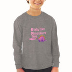 Baby Clothes Girls like Dinosaurs Too Dinosaurus Dino Trex Boy & Girl Clothes - Cute Rascals