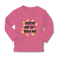 Baby Clothes Chicks Are All over Me Funny Humor Gag Style A Boy & Girl Clothes - Cute Rascals