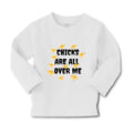 Baby Clothes Chicks Are All over Me Funny Humor Gag Style A Boy & Girl Clothes