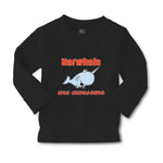 Baby Clothes Narwhals Are Awesome Ocean Sea Life Boy & Girl Clothes Cotton - Cute Rascals