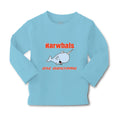 Baby Clothes Narwhals Are Awesome Ocean Sea Life Boy & Girl Clothes Cotton