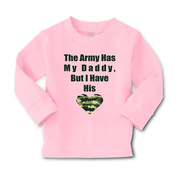 Baby Clothes The Army Has My Daddy but I Have His Heart Boy & Girl Clothes