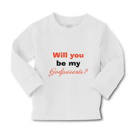 Baby Clothes Will You Be My Godparents Pregnancy Baby Announcement Cotton - Cute Rascals