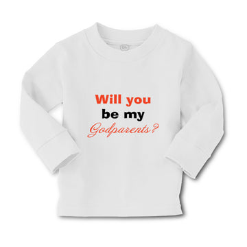 Baby Clothes Will You Be My Godparents Pregnancy Baby Announcement Cotton