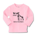 Baby Clothes Wolf Pack New Member Funny Humor Boy & Girl Clothes Cotton