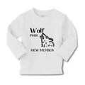 Baby Clothes Wolf Pack New Member Funny Humor Boy & Girl Clothes Cotton