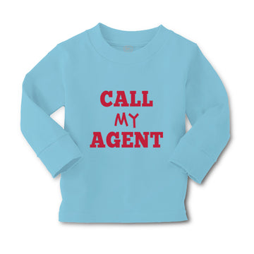 Baby Clothes Call My Agent Funny Humor Boy & Girl Clothes Cotton