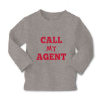 Baby Clothes Call My Agent Funny Humor Boy & Girl Clothes Cotton - Cute Rascals