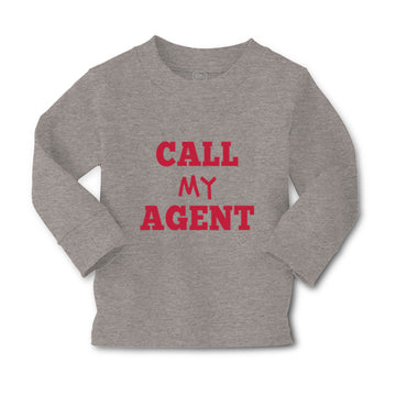 Baby Clothes Call My Agent Funny Humor Boy & Girl Clothes Cotton