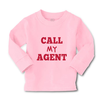 Baby Clothes Call My Agent Funny Humor Boy & Girl Clothes Cotton