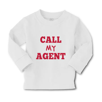 Baby Clothes Call My Agent Funny Humor Boy & Girl Clothes Cotton