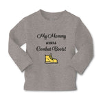 Baby Clothes My Mommy Wears Combat Boots! Mom Mothers Day Boy & Girl Clothes - Cute Rascals