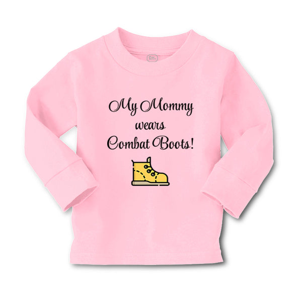 Baby Clothes My Mommy Wears Combat Boots! Mom Mothers Day Boy & Girl Clothes - Cute Rascals