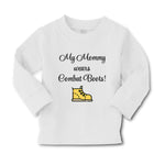 Baby Clothes My Mommy Wears Combat Boots! Mom Mothers Day Boy & Girl Clothes - Cute Rascals