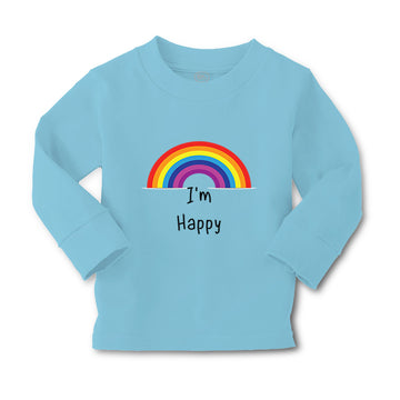 Baby Clothes I'M Happy Rainbow Funny Humor Boy & Girl Clothes Cotton
