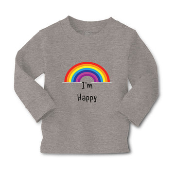 Baby Clothes I'M Happy Rainbow Funny Humor Boy & Girl Clothes Cotton