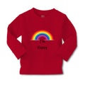 Baby Clothes I'M Happy Rainbow Funny Humor Boy & Girl Clothes Cotton
