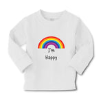 Baby Clothes I'M Happy Rainbow Funny Humor Boy & Girl Clothes Cotton - Cute Rascals