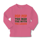 Baby Clothes Pop Pop The Man The Myth The Legend Grandpa Grandfather Cotton - Cute Rascals