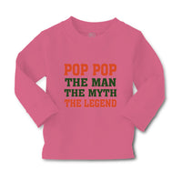 Baby Clothes Pop Pop The Man The Myth The Legend Grandpa Grandfather Cotton - Cute Rascals