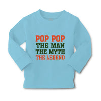 Baby Clothes Pop Pop The Man The Myth The Legend Grandpa Grandfather Cotton - Cute Rascals