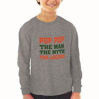 Baby Clothes Pop Pop The Man The Myth The Legend Grandpa Grandfather Cotton - Cute Rascals