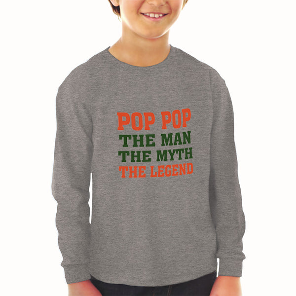 Baby Clothes Pop Pop The Man The Myth The Legend Grandpa Grandfather Cotton - Cute Rascals