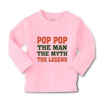 Baby Clothes Pop Pop The Man The Myth The Legend Grandpa Grandfather Cotton