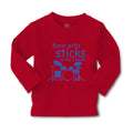 Baby Clothes Born with Sticks in My Hands Drummer Funny Humor Boy & Girl Clothes