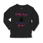 Baby Clothes Silly Boys Dirt Bikes Are for Girls! Funny Humor Boy & Girl Clothes - Cute Rascals