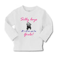 Baby Clothes Silly Boys Dirt Bikes Are for Girls! Funny Humor Boy & Girl Clothes
