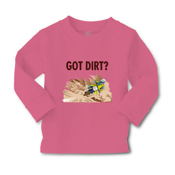 Baby Clothes Got Dirt Dirk Bike Biking Sport Boy & Girl Clothes Cotton