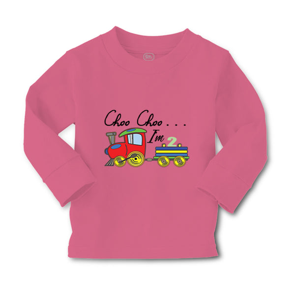 Baby Clothes Choo Choo I'M 2 Train 2 Year Old Second Birthday Boy & Girl Clothes - Cute Rascals