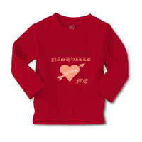 Baby Clothes Somebody in Nashville Loves Me Valentines Love Boy & Girl Clothes - Cute Rascals