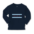 Baby Clothes Chicago Blue Stripe Flag Valentines Love Boy & Girl Clothes Cotton