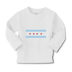 Baby Clothes Chicago Blue Stripe Flag Valentines Love Boy & Girl Clothes Cotton - Cute Rascals